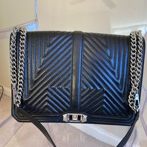 Rebecca Minkoff Chevron Quilted Love Crossbody